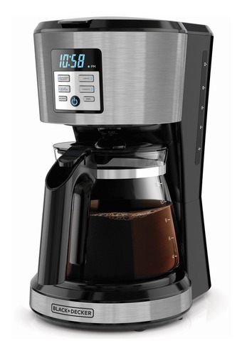 Cafetera Black+decker Cm1331 Automática Stainless De Filtro 120v