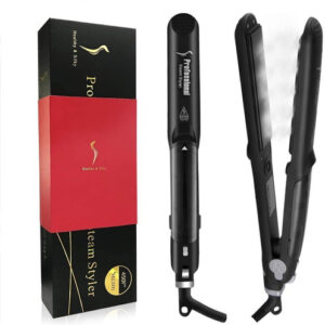 Dorisilk - Alaciadora De Vapor Para Cabello, Plancha Profes. Color Negro 110v/220v