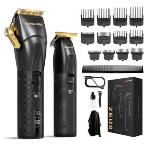 Suprent Pro - Cortadora De Pelo Profesional Para Hombres, R. Color Negro