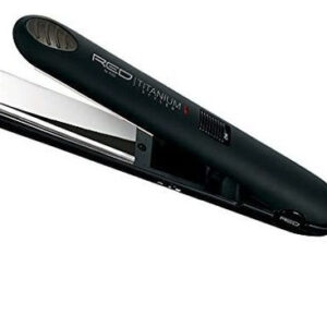 Red By Kiss Plancha Plana Titanium Styler (titanio, 1 1/4 ) Color Negro