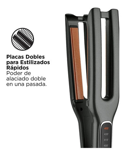 Plancha Revlon Profesional Doble Placa Ceramica - Imagen 3