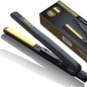 Plancha Plana De Cerámica De 500 Grados, Plancha Alisadora. Color Oro Negro