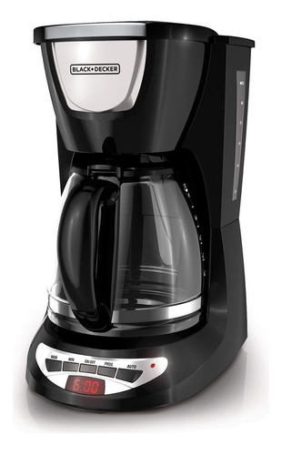 Black+decker Cafetera Programable Dcm100b De 12 Tazas Con J. Color Negro