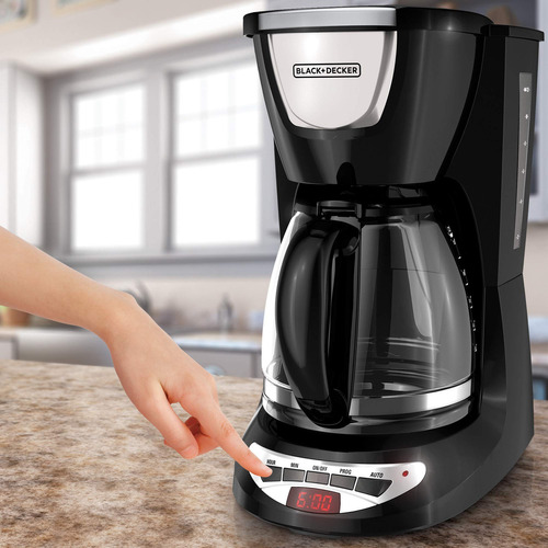 Black+decker Cafetera Programable Dcm100b De 12 Tazas Con J. Color Negro - Imagen 8