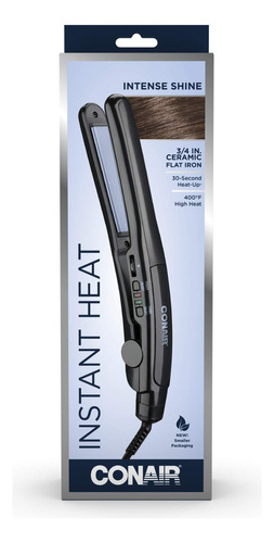 Conair Plancha De Cerámica De Calor Instantáneo, 3/4 PuLG. Color Negro - Imagen 5