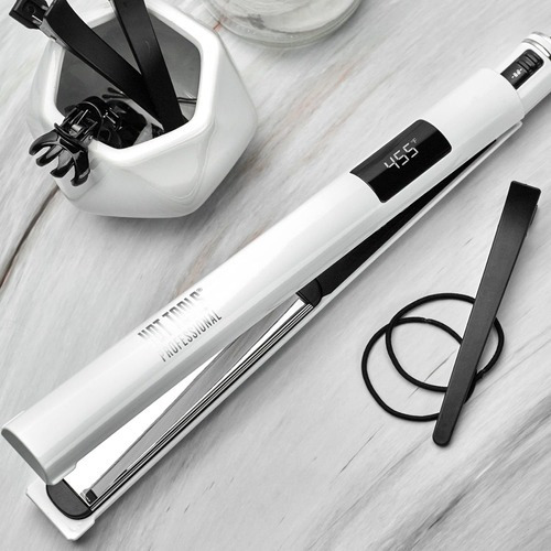 Hot Tools Pro Artist - Plancha Digital De Oro Blanco, 1.0 . Color Blanco - Imagen 5