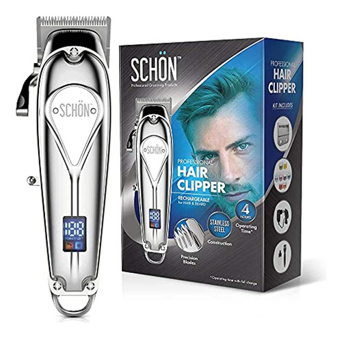 Cortadora Y Recortadora De Cabello Recargable Inalámbrica Sc