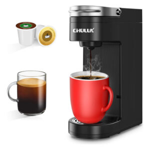 Chulux Cafetera De Una Sola Porción Kcup, Cafetera De Una . Color Negro