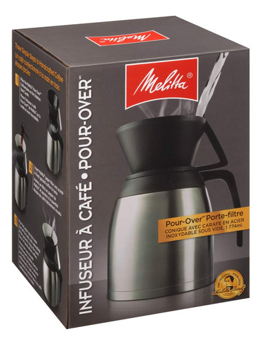 Melitta Cafetera, Cápsula Con Vertedor Más Taza Para Viaj. Color Jarra De Acero - Imagen 5