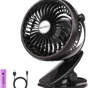 Ventilador Usb Brigenius Con Batería Recargable