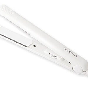 Salonia Sl-004s - Hierro Recto De Doble Iones (486.0 °f) C. Color Blanco