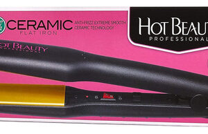 Kiss Productos Hot Beauty Plancha Plana, 1.5 Pulgadas, 1 Li. Color Negro