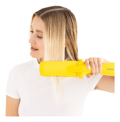 Drybar The Straight Shot - Plancha De Secado Por Soplado Color Amarillo - Imagen 5