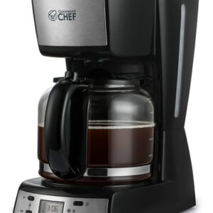 Commercial Chef Cafetera Con Filtro De Café De Nailon, Caf. Color Acero Inoxidable