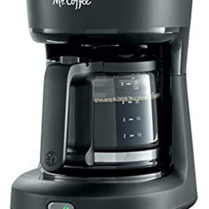 Mr. Coffee 2129512, Mini Cafetera Con Interruptor De 5 Tazas