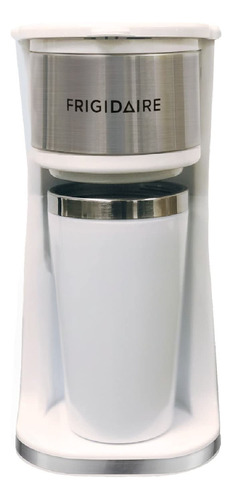 Frigidaire Cafetera De Acero Inoxidable, Taza Individual Co. Color Blanco