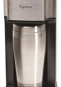 Cafetera Capresso On-the-go 425.05 Semi Automática Plata De Filtro 120v