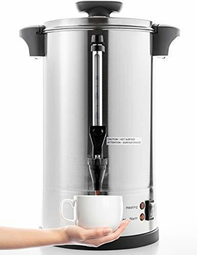 Sybo Rcmo15s-8c Cafetera De Percolado De Acero Inoxidable De