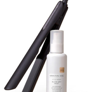 Kristin Ess Hair Nanoblack - Plancha Alisadora De Pelo 3 En. Color Negro