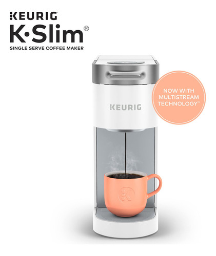 Keurig - Cafetera K-slim Para Cápsulas K-cup De Una Sola T. Color Blanco - Imagen 3