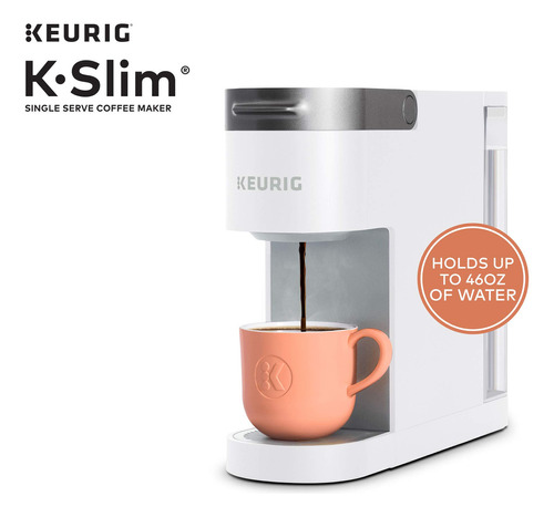 Keurig - Cafetera K-slim Para Cápsulas K-cup De Una Sola T. Color Blanco - Imagen 8