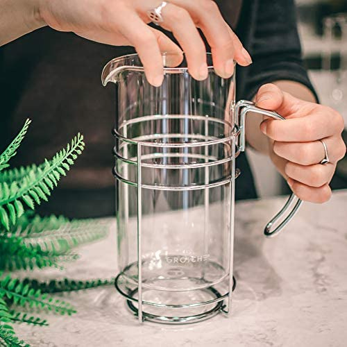 Grosche Cafetera Eléctrica Con Prensado Francés, Cromado Color Chrome - Imagen 9