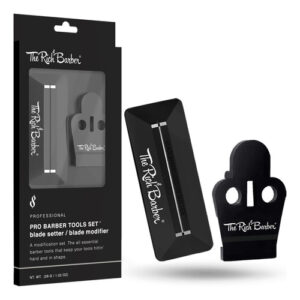 The Rich Barber Juego De Herramientas De Peluquería Profes. Color Negro - Compatible Con Andis T Outliner & Outliner Ii