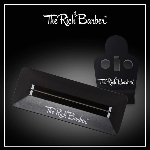 The Rich Barber Juego De Herramientas De Peluquería Profes. Color Negro - Compatible Con Andis T Outliner & Outliner Ii - Imagen 8
