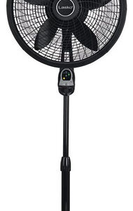 Lasko 1843 Ventilador De Pedestal Con Control Remoto De 18'' Cantidad De Aspas 5 Color De La Estructura Negro Color De Las Aspas Negro Diámetro 45 Cm Material De Las Aspas Plástico
