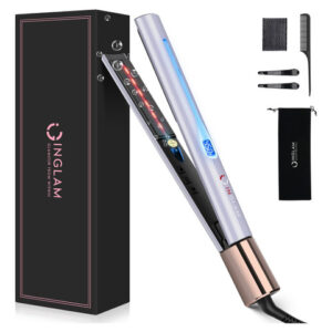 Ig Inglam Plancha Plana De Titanio, Rizador De 1 Pulgada, Pl