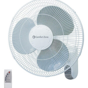 Comfort Zone Ventilador De Pared 16'' Y 3 Velocidades Cz16wr Color De La Estructura Blanco Diámetro 40640 Cm Material De Las Aspas Plástico