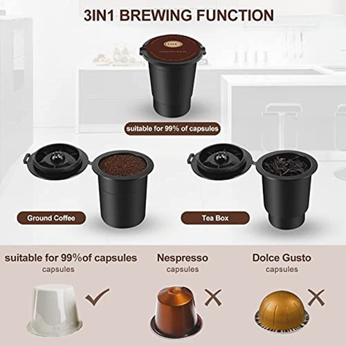 Cafetera, Sifene 3 En 1 Cafetera De Una Sola Porción, Cafete - Imagen 5