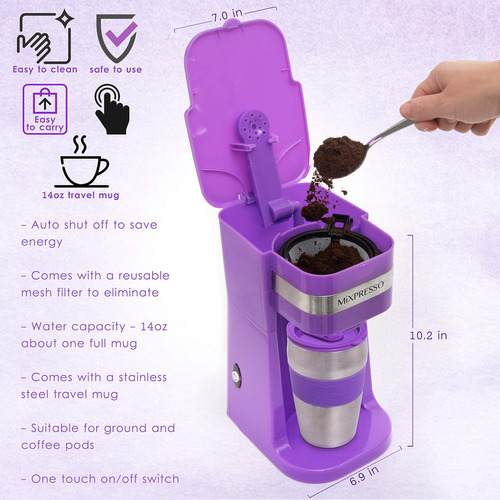 Combinación De Cafetera De Una Taza 2 En 1 Definitiva Y Taz - Imagen 6