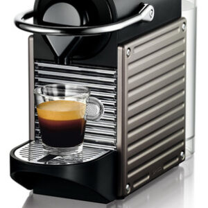Máquina Para Café Nespresso Pixie Con Aeroccino De Brevil. Color Titan