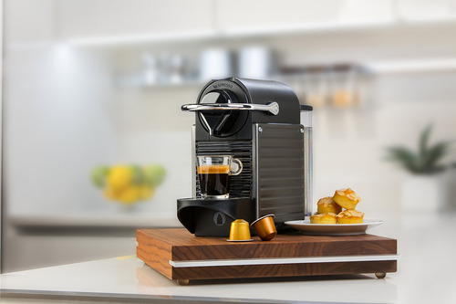 Máquina Para Café Nespresso Pixie Con Aeroccino De Brevil. Color Titan - Imagen 3