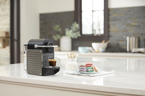 Máquina Para Café Nespresso Pixie Con Aeroccino De Brevil. Color Titan - Imagen 4