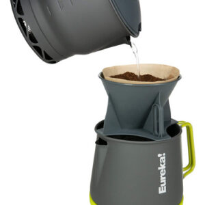 Eureka! Cafetera Portátil Para Acampar De 12 Tazas Camp Ca. Color Gris