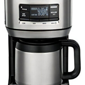 Cafetera Programable De Llenado Frontal Hamilton Beach Con J Color Black And Stainless