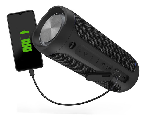 Eduplink Altavoces Bluetooth De Volumen Más Fuerte, Graves. Color Negro - Imagen 3