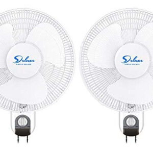 Ventiladores  De Pared,funcionamiento Silencioso,2 Uds