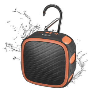 Doss Altavoz Bluetooth Impermeable Con Sonido Grande, Tiemp. Color Negro
