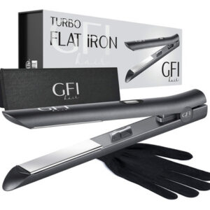 Gfi Plancha Para El Cabello, Elemento Calefactor Turbo, Pla. Color Negro