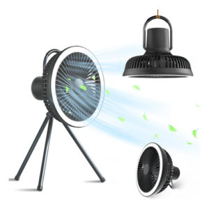 Compatible Con iPod - Fisherfans Desk Fan, TriPod Camping F