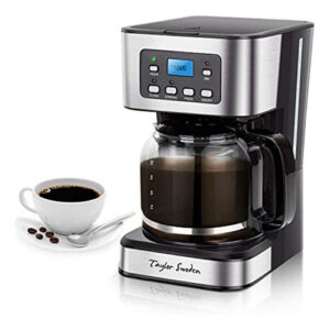 Cafetera Programable, 4-12 Tazas Cafetera De Goteo Con Jarra