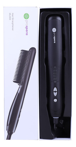 Prospera - Cepillo Alisador De Pelo Rápido De Cerámica Co. Color Negro - Imagen 5