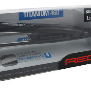 Red By Kiss Pro - Plancha Plana De Titanio De 1 Pulgada De . Color Rojo