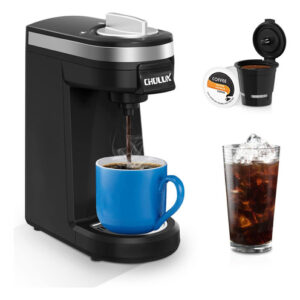 Chulux Cafetera De Una Sola Porción Para Cápsulas K-cup Y. Color Negro