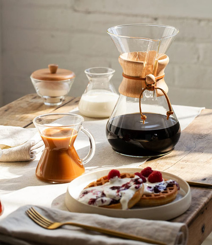 Cafetera De Vidrio Chemex, Classic, Transparente - Imagen 4