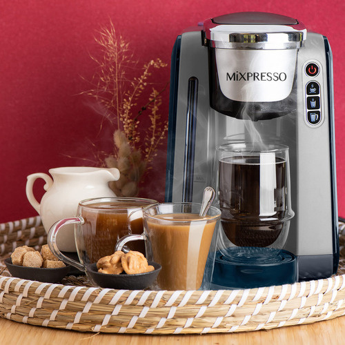 Mixpresso Cafetera De Una Sola Porción, Compatible Con Cá. Color Gris/azul - Imagen 4