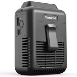 Koonie Ventilador Portátil De 8000 Mah, Ventilador De Cuello Personal Con Tiempo De Trabajo De 32 Horas, Ventilador De Cinturón Alimentado Por Pilas, Flujo De Aire Fuerte De 5200 Rpm, 3 Velocidades